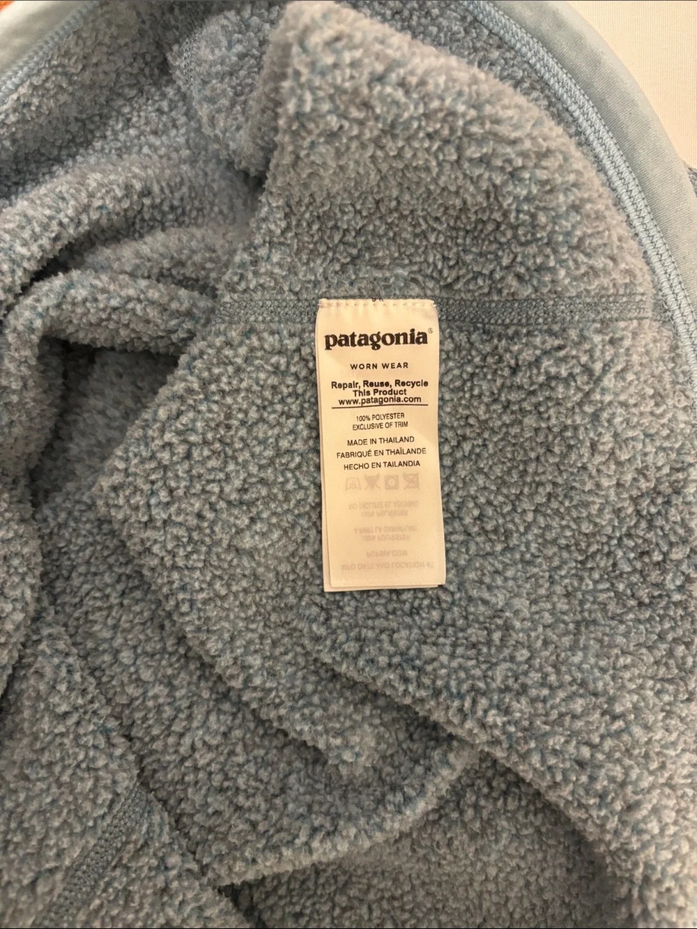 Patagonia Women’s Better Sweater 1/4-Zip Pullover Heathered Blue Size Medium